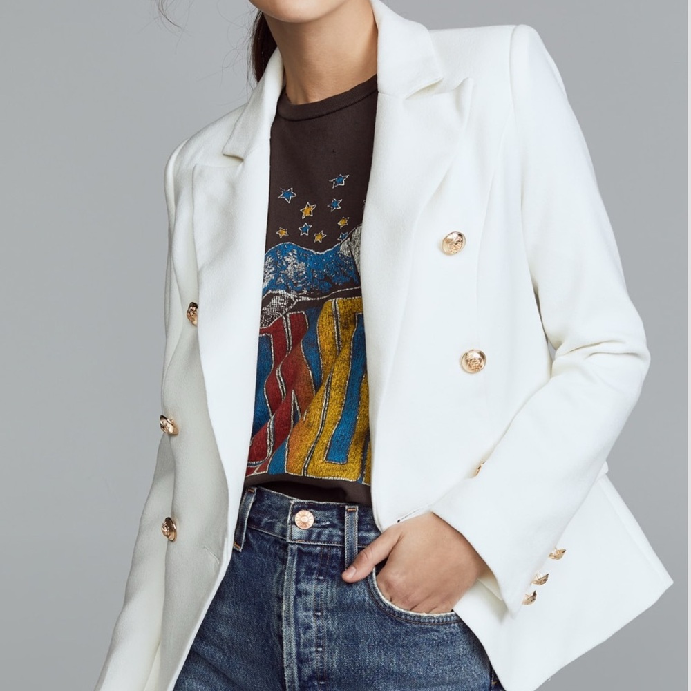 NWT Lioness Palermo Blazer in White - Size S